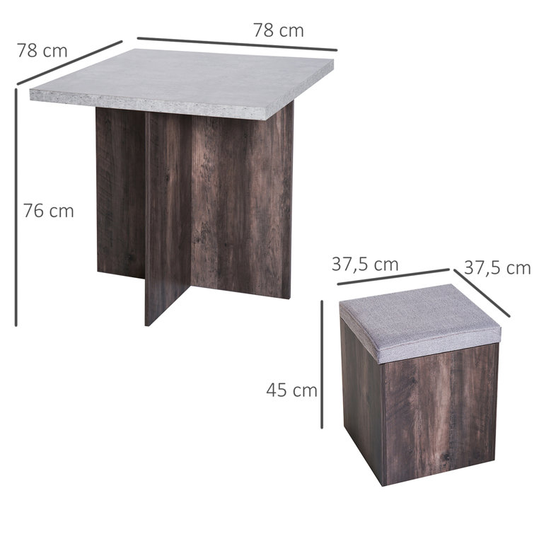 Merdasa dining set with 4 chairs discount